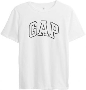 GAP V-FRCH SS LOGO TEE - NO FILL Chlapčenské tričko, biela, veľkosť