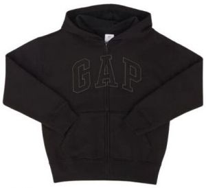GAP V-FRCH FLC BAS HERITAGE LOGO FZ Pánska mikina, čierna, veľkosť
