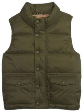 GAP BABY Detská vesta, khaki, veľkosť 5Y