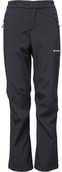 Lotto FAWKE Detské softshellové nohavice, čierna, veľkosť 140-146