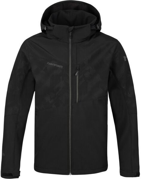 Hannah REGAN Pánska softshellová bunda, čierna, veľkosť XXXL