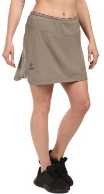 KILPI NINA Praktická outdoorová sukňa, khaki, veľkosť