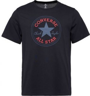 Converse STANDARD FIT CENTER FRONT CHUCK PATCH CORE TEE Unisex tričko, čierna, veľkosť