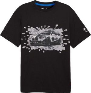 Puma BMW M MOTORSPORT GRAPHIC TEE MONO Pánske tričko, čierna, veľkosť