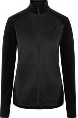 KARI TRAA KARI F/Z FLEECE Dámska flísová mikina, čierna, veľkosť