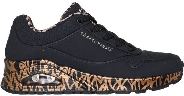 Skechers UNO Dámska vychádzková obuv, čierna, veľkosť