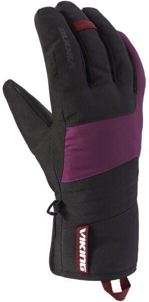 Viking ESPADA Dámske lyžiarske rukavice, čierna, veľkosť