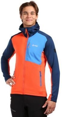 KILPI SEVELEN Pánska flísová mikina, oranžová, veľkosť