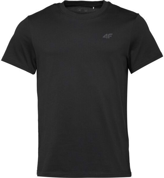 4F TSHIRT Pánske tričko, černá, veľkosť