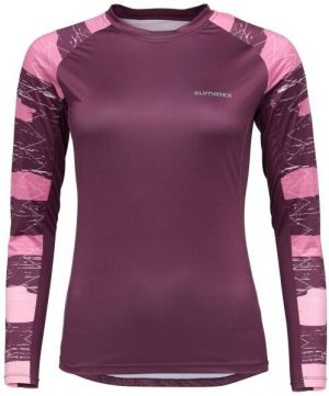Klimatex SHEBA1 Dámske MTB tričko s dlhým rukávom, fialová, veľkosť