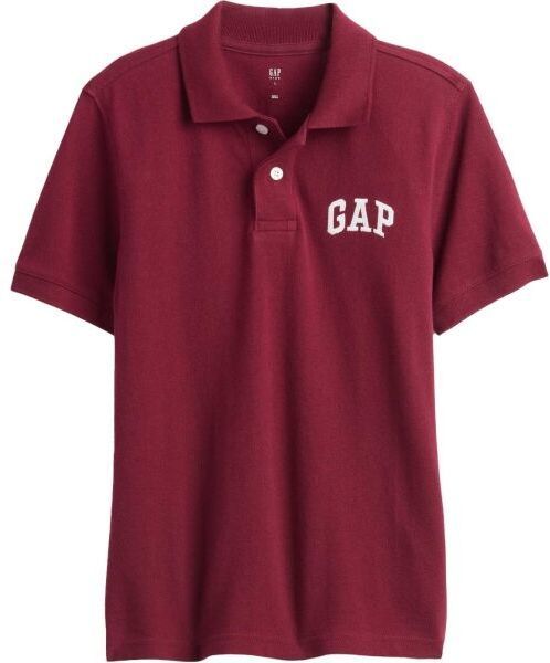 GAP V-FRCH SS LOGO POLO Chlapčenské polo tričko, červená, veľkosť