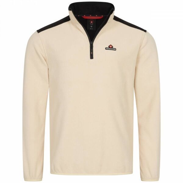 HOHENHORN SKYJA Pánska flísová mikina, béžová, veľkosť 4XL