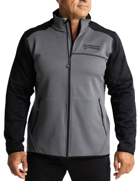 ADVENTER & FISHING THERMO SHIRT Pánska hrejivá mikina Prostrech, sivá, veľkosť