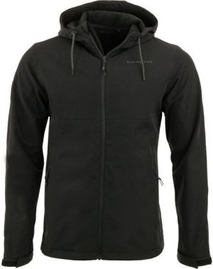 ALPINE PRO HEDEG Pánska softshellová bunda, čierna, veľkosť