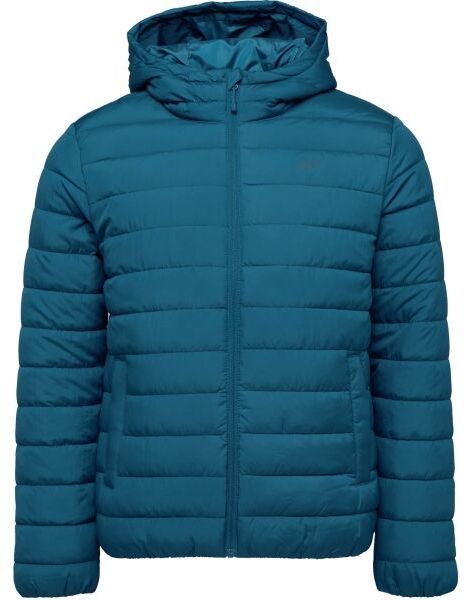 4F DOWN SYNTHETIC JACKET Pánska bunda, modrá, veľkosť