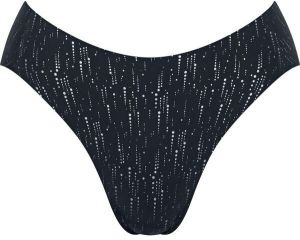 SLOGGI ZERO FEEL 2.0 FESTIVE HIGH LEG Dámske nohavičky, čierna, veľkosť