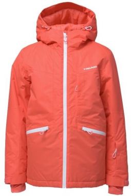 Head SUKI Dievčenská lyžiarska bunda, lososová, veľkosť 128-134