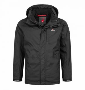 HOHENHORN ARCALOD 3v1 Pánska zimná bunda, čierna, veľkosť