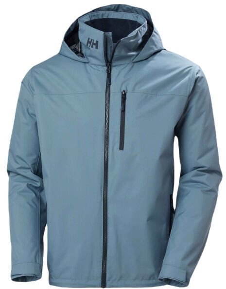 Helly Hansen CREW HOODED MIDLAYER Pánska jachtárska bunda, světle modrá, veľkosť