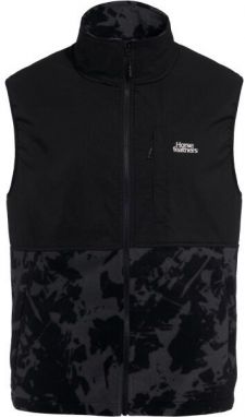Horsefeathers DUVAL FLEECE VEST Pánska flísová vesta, čierna, veľkosť