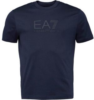 EA7 T-SHIRT Pánske tričko, tmavo modrá, veľkosť