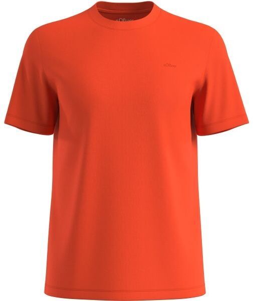 s.Oliver RL T-SHIRT Pánske tričko, oranžová, veľkosť
