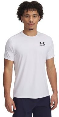 Under Armour HEATGEAR FITTED Pánske tričko, biela, veľkosť