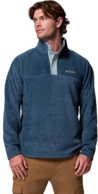 Columbia STEENS MOUNTAIN HALF SNAP II Flísová mikina, modrá, veľkosť