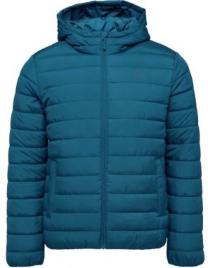 4F DOWN SYNTHETIC JACKET Pánska bunda, modrá, veľkosť