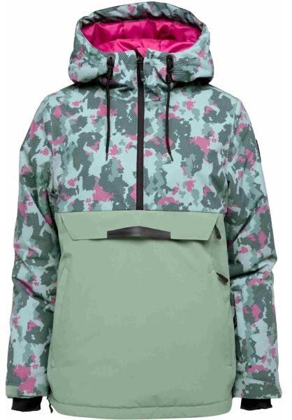 LOAP LAWNORA Dámska lyžiarska bunda, svetlo zelená, veľkosť