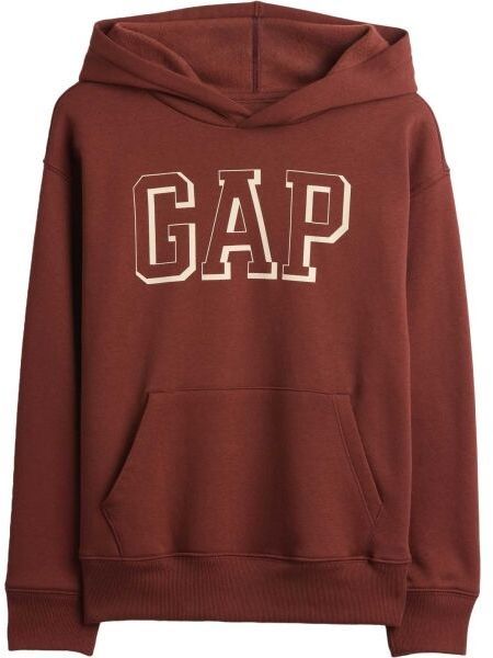 GAP V-FRCH LOGO PO - DROPSHADOW Chlapčenská mikina, hnedá, veľkosť