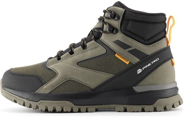 ALPINE PRO MOLLEN Pánska členková obuv, zelená, veľkosť