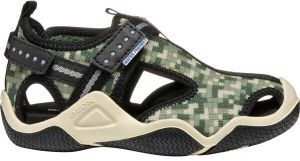 Geox J WADER A - PRINT Chlapčenské sandále, zelená, veľkosť