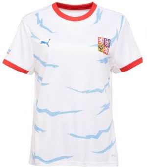 Puma CZECH HANDBALL JERSEY W AWAY Dámsky športový dres na hádzanú, biela, veľkosť