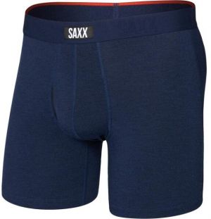 SAXX VIBE XTRA SOFT COMFORT BOXER BRIEF FLY Pánske boxerky, tmavo modrá, veľkosť
