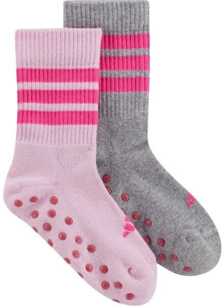 adidas LK AS SOCKS 2PP Detské ponožky, ružová, veľkosť M