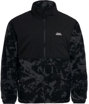 Horsefeathers DUVAL Pánska flísová mikina, čierna, veľkosť