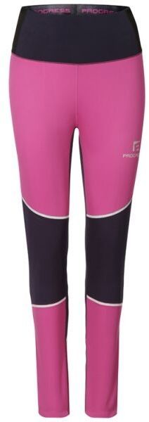 PROGRESS PROSNOW LADY Dámske zimné elastické nohavice, ružová, veľkosť