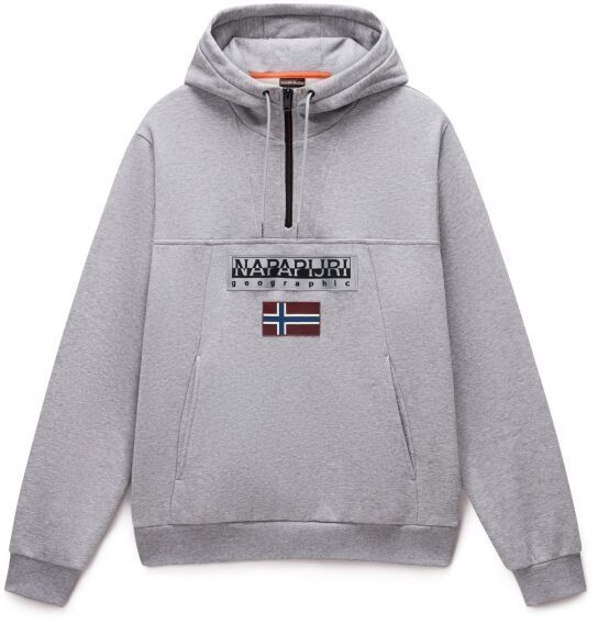 Napapijri BURGEE Pánska mikina, sivá, veľkosť