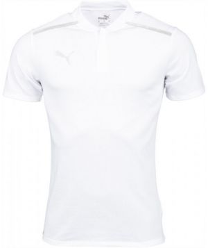Puma TEAMCUP CASUALS POLO Pánske polo tričko, biela, veľkosť