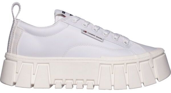 Tommy Hilfiger TJW FLATFORM SNEAKERNYLON Dámska obuv na voľný čas, biela, veľkosť