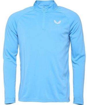 CASTORE 1/4 ZIP LS TOP Pánska športová mikina, svetlomodrá, veľkosť