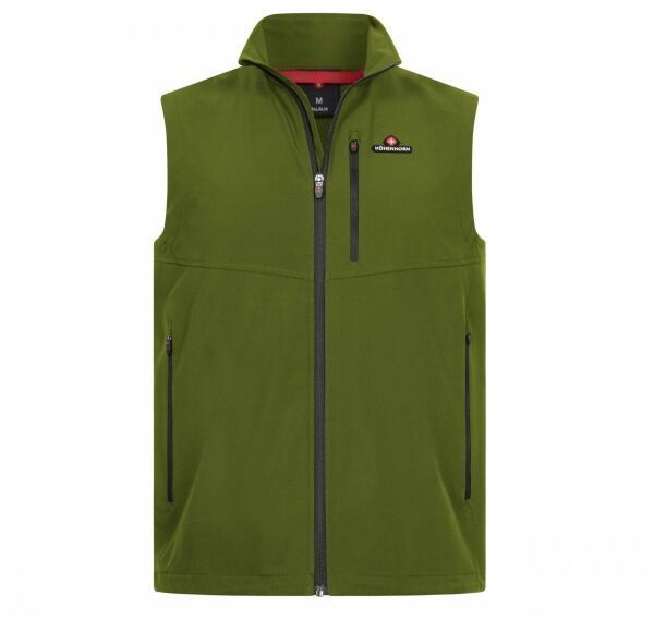 HOHENHORN ALLALIN Pánska outdoorová vesta, zelená, veľkosť XXXL