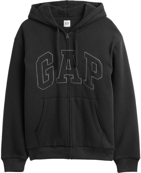 GAP V-GAP ARCH SHERPA FZ Pánska zateplená mikina, čierna, veľkosť