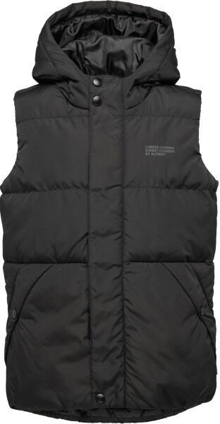Lewro THORLEY Detská prešívaná vesta, čierna, veľkosť 164-170