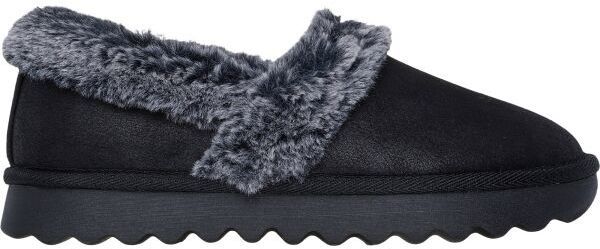 Skechers COZY UP Dámske zateplené papuče, čierna, veľkosť