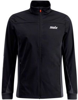 Swix CROSS JACKET M Pánska bežkárska bunda, čierna, veľkosť