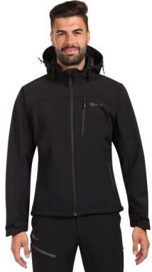KILPI ONTAVIO Pánska softshellová bunda, čierna, veľkosť XXXL
