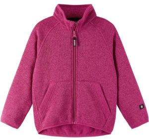 REIMA HOPPER Detský flísový sveter, ružová, veľkosť