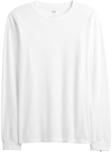 GAP V-LS EVERYDAY SOFT CREW - SOLID Pánske tričko, biela, veľkosť
